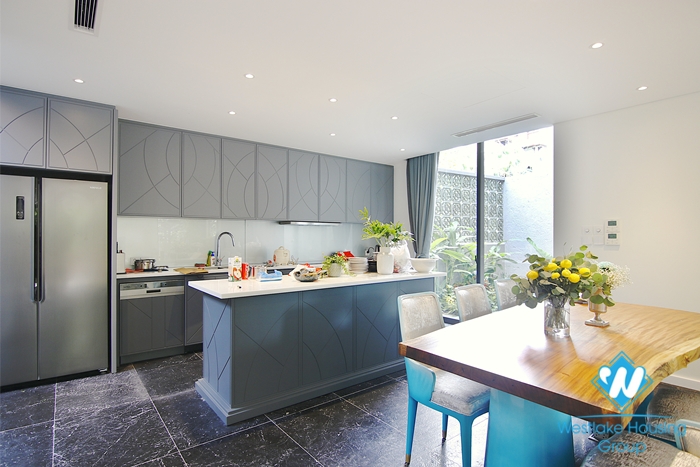 The newest house on the market is carefully prepared by the owner for every detail for rent in Ngoc Thuy Long Bien